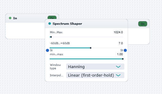 User Programmable Spectral Shaping Example board