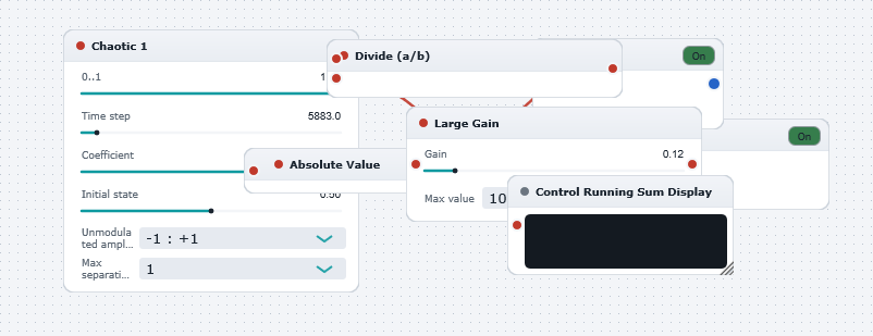 Controllable Playback Chaotic Stuttering Example board