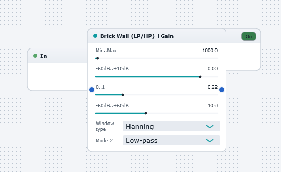 Approximate Brick Wall Filtering2 board
