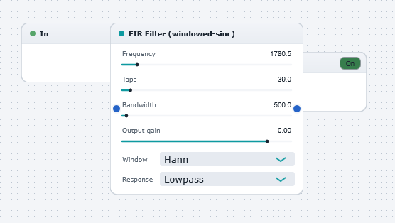 FIRfiltering Fast Example1 board