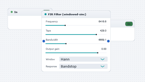 FIRfiltering Fast Example4 board