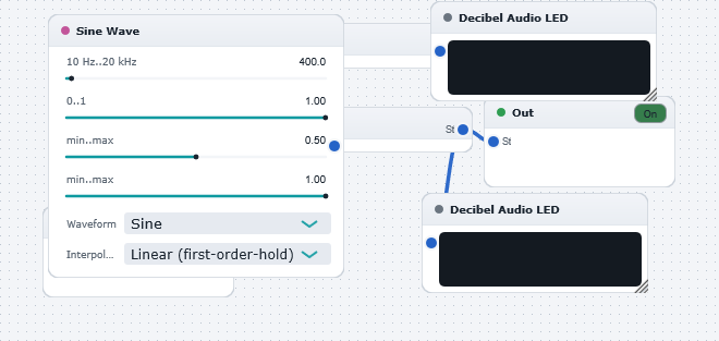 Audio Level Display Demo board