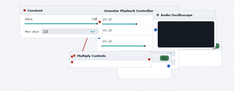 Controllable Playback Granular Synthesiser Example_2 board